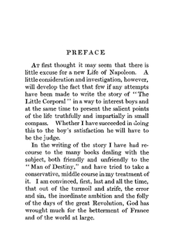 Napoleon Bonaparte; A History Written For Boys |  Сборник