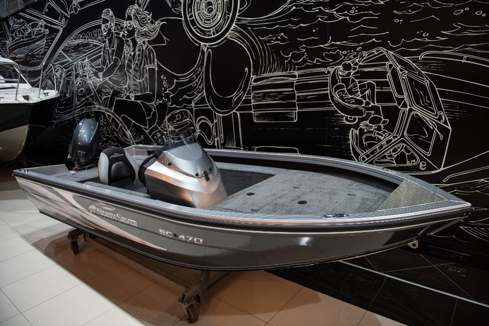 Катер-лодка алюминиевая NORTHSILVER 470 SC