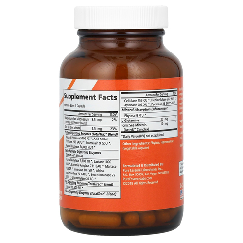 Pure Essence, Real-Zymes Keto, 90 растительных капсул