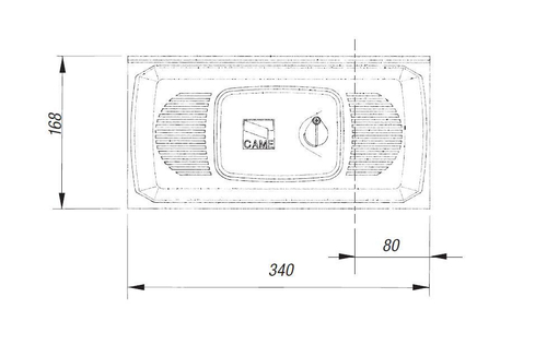 F1024 Привод 24 В рычажный, самоблокирующийся с шарнирным рычагом передачи, CAME 001F1024