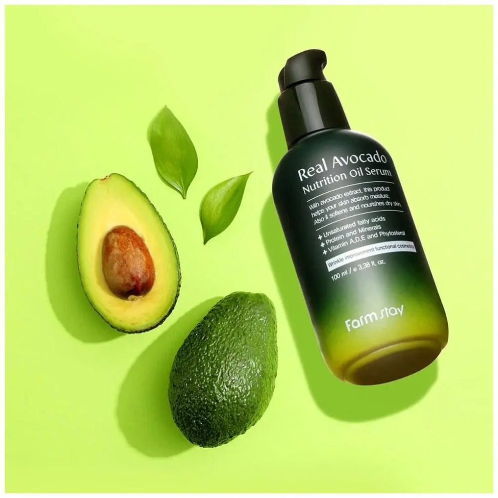 Сыворотка питательная с маслом авокадо FarmStay Real Avocado Nutrition Oil Serum, 100ml