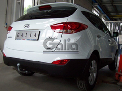 Фаркоп оцинкованный Galia H083C для Hyundai ix35 2010-2015, Kia Sportage 2010-2015(паспорт и сертификат в комплекте)(без электрики)