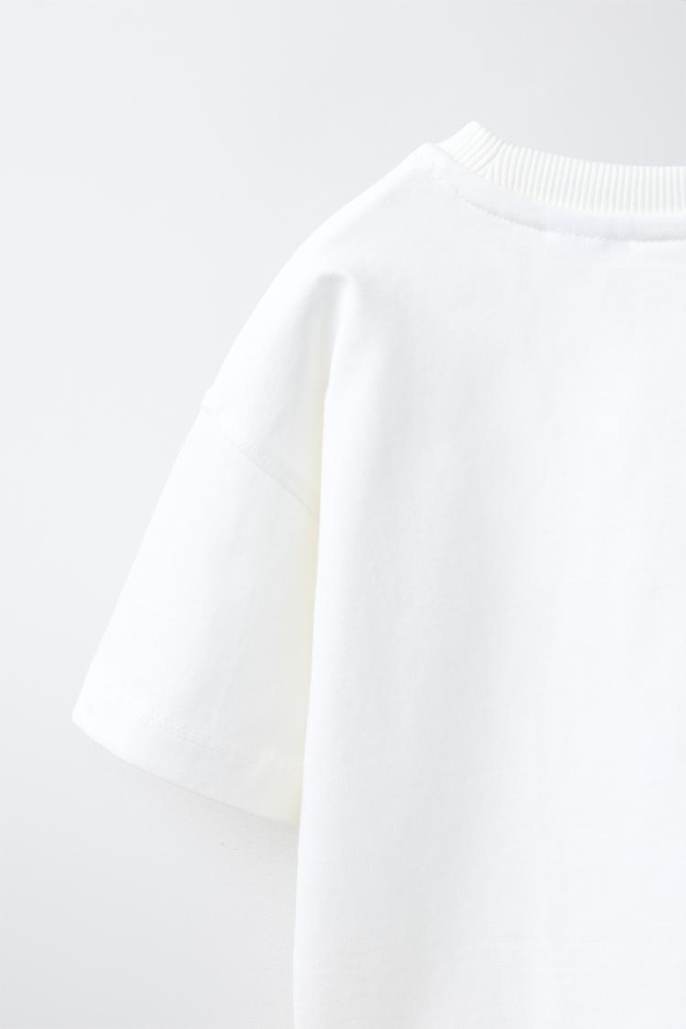 ZARA ФУТБОЛКА С ДИНОЗАВРОМ, БЕЛЫЙ