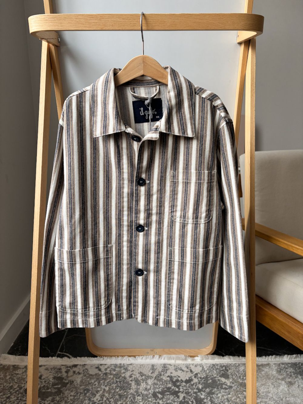 Новая хлопковая куртка-рубашка Il Gufo, 140