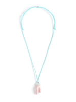 Колье "Cord Ceramic Coral" Aqua Pink