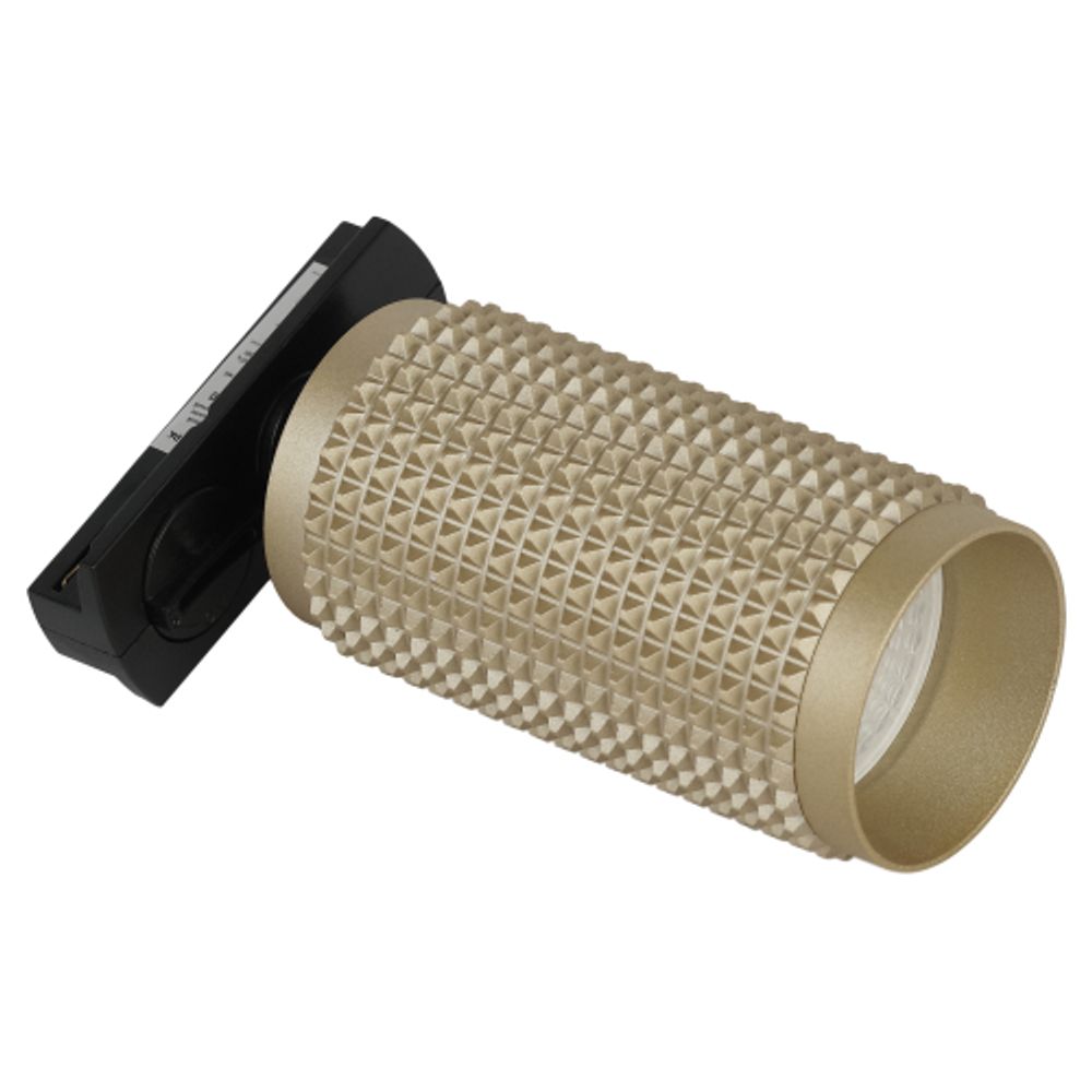 Трековый светильник однофазный ЭРА TR40-GU10 MG под лампу MR16 матовое золото