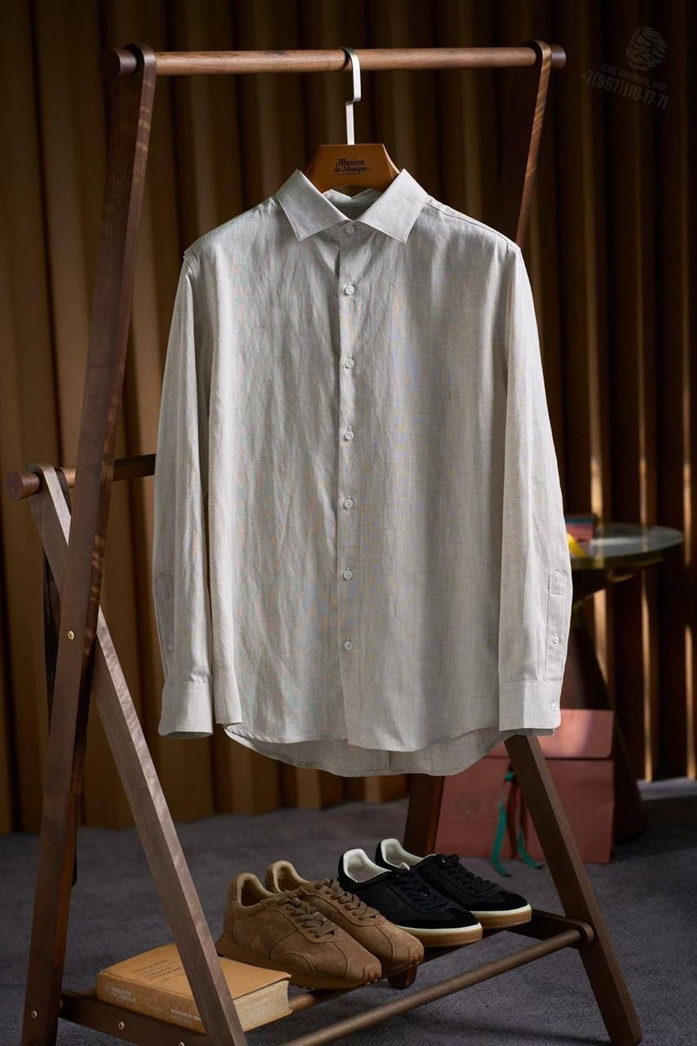 Льняной костюм Zegna