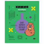 Тетрадь предметная 40л. Химия "Записки школьника" (BG)
