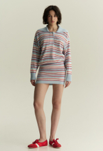 Поло укороченное в полоску 1’1’26