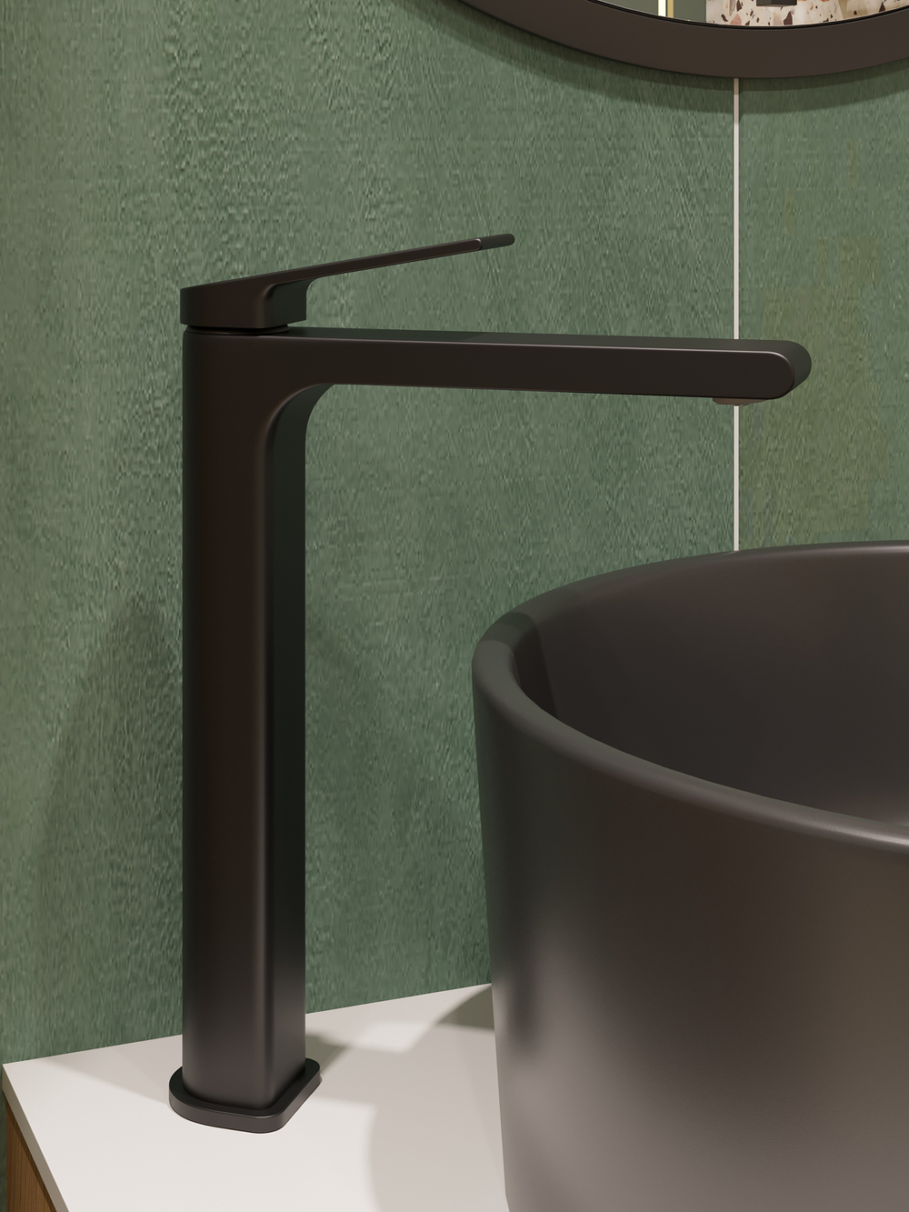 Смеситель для раковины STWORKI Ольборг S20020BK черный