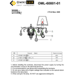 Настенный светильник Omnilux Cremona OML-60801-01