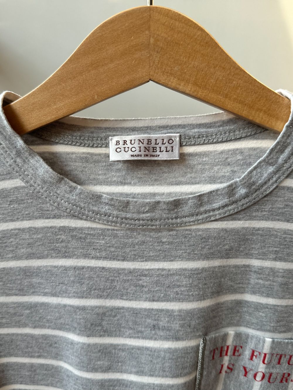 Хлопковая футболка Brunello Cucinelli, 116