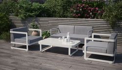 Villino, набор белый/серый, алюминий