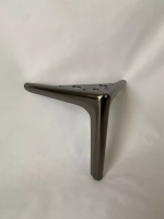 Ножки мебельные опоры черный хром 15 см/4 шт