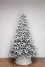 Заснеженная елка «Хеймдалль» (Литая хвоя) 270 см / 2,7 м