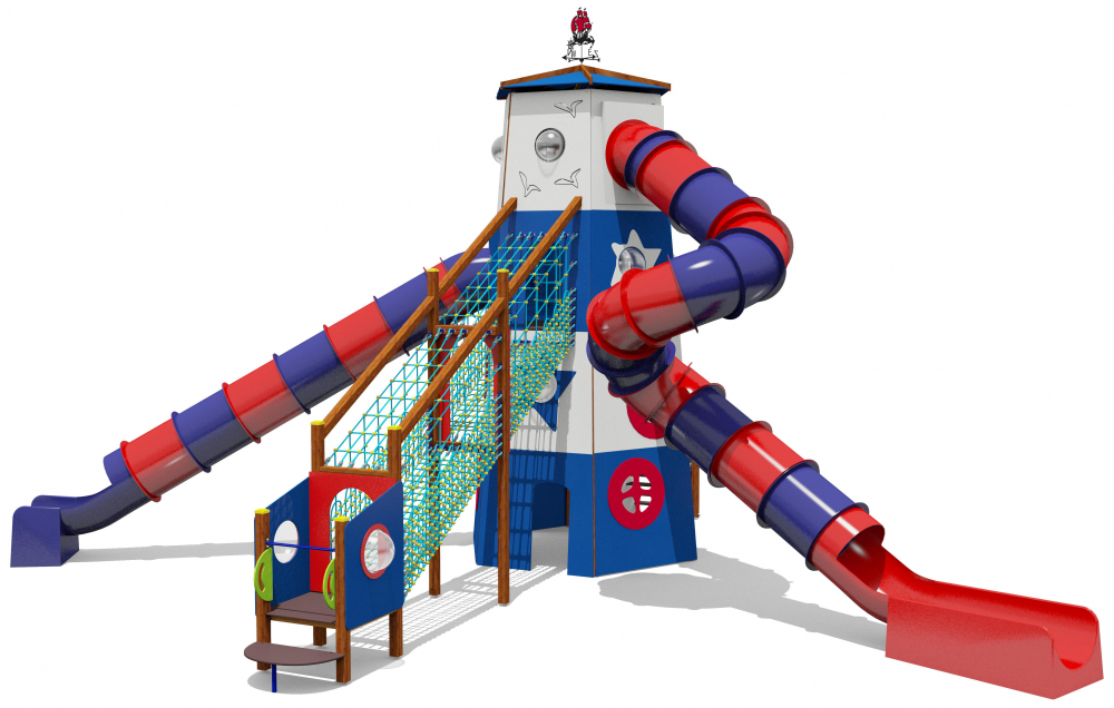 Игровой комплекс Маяк 07114.21 для детей 6-12 лет для уличной площадки