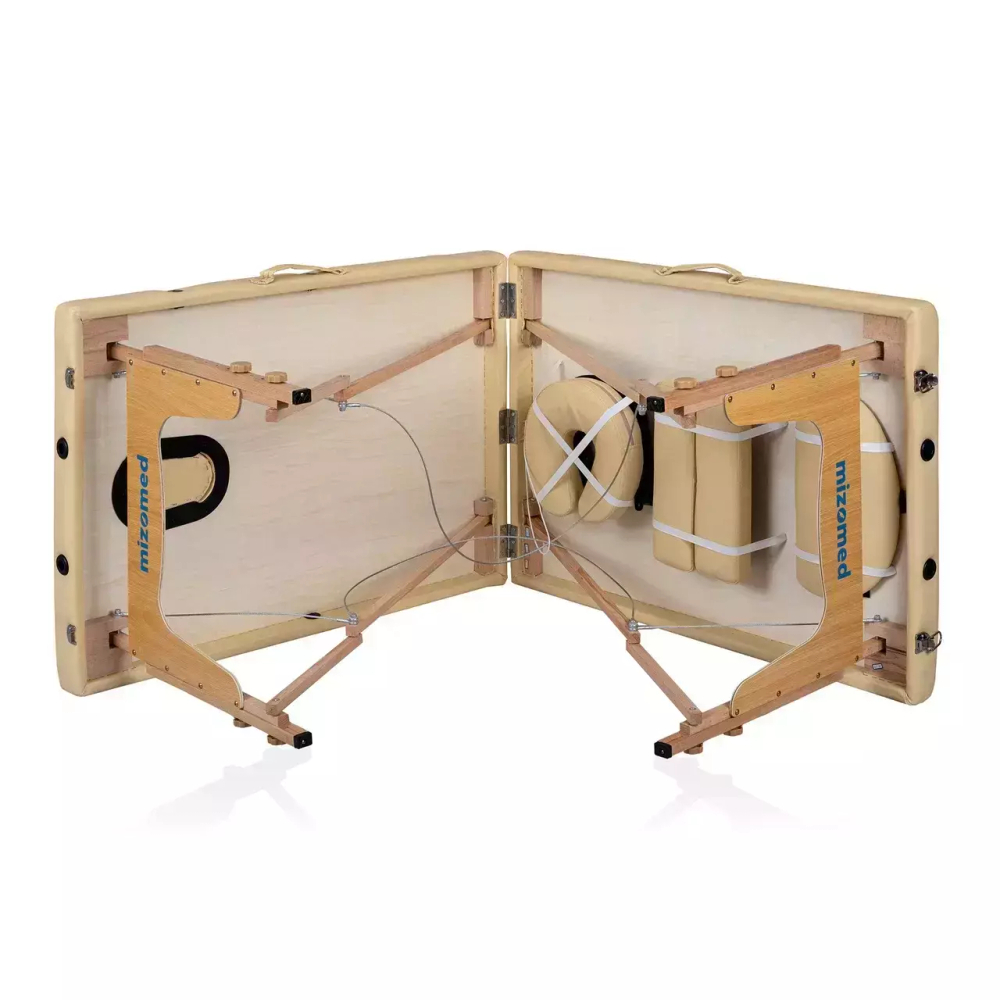 Массажный складной стол Mizomed Standart 2 бежевый