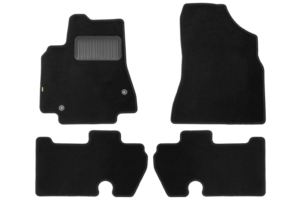 Коврики в салон для PEUGEOT Partner Tepee VP 2008-2012, 2012-2015, 2015-2018, минивэн, 4 шт. (текстиль) KLEVER02380901210KH