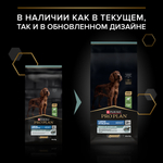 Сухой корм PRO PLAN SENSITIVE DIGESTION для взрослых собак крупных пород с атлетическим телосложением с чувствительным пищеварением ягненок 14 кг