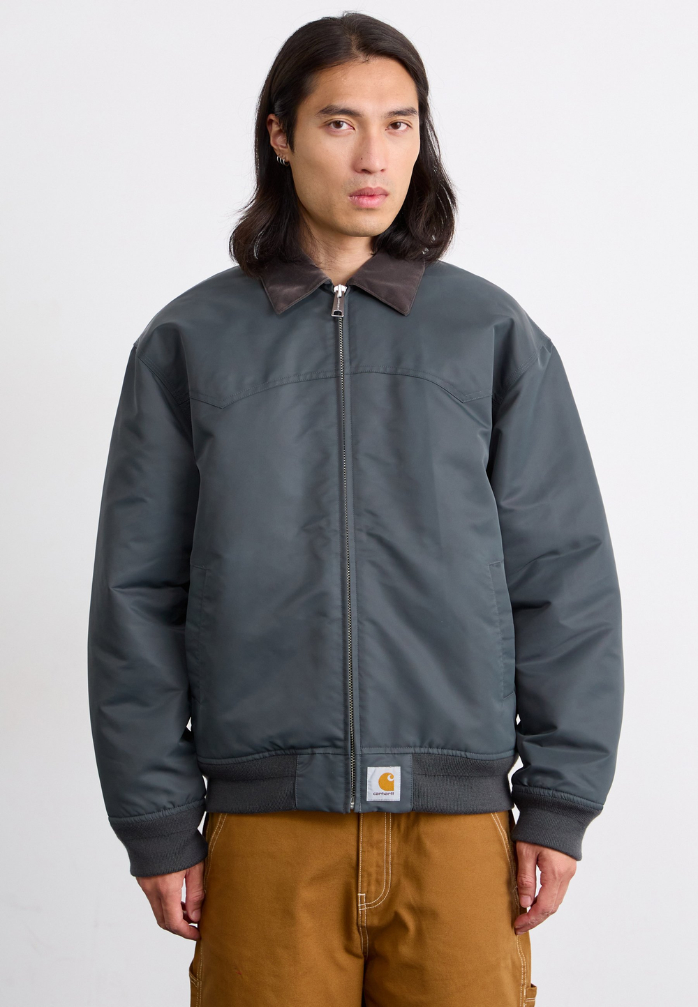Carhartt WIP SANTA FE - Куртка-бомбер - Серый