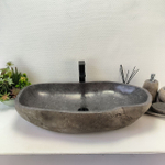 Раковина из речного камня RS-63536 (80*45*16) 0125
