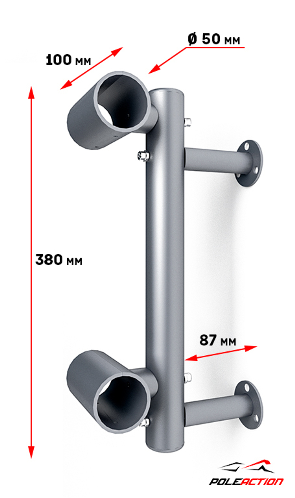 Модель №21 - кронштейн балетного станка двухуровневого "Элегант"