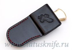 Чехол кожаный черный Buck 110фотография - 2