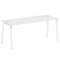 Metal System Стол письменный на А-образном м/к БА.СП-5 Белый/Металл Белый 1800*720*750