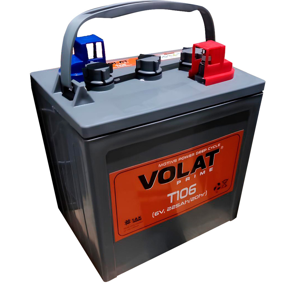 Тяговая аккумуляторная батарея Volat T106 (6V 225Ah)
