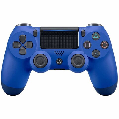Геймпад для PS4 "Dualshock 4", беспроводная, с обратной связью, синий