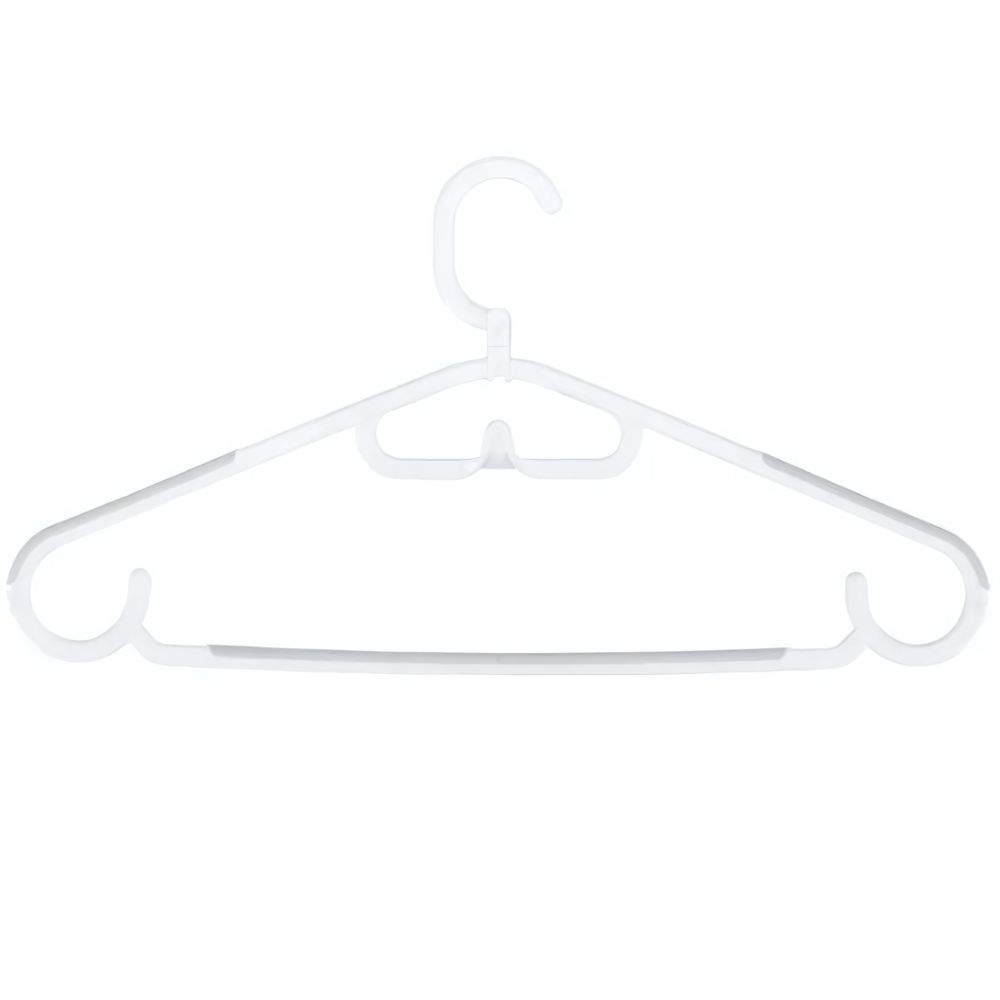 Вешалка антискользящая daily с поворотным крючком р.48-50 (белый)