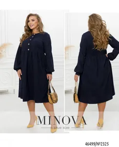 Платье 2325-темно-синий Minova