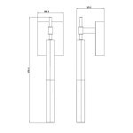 Настенный светильник Vita 1A br.brass