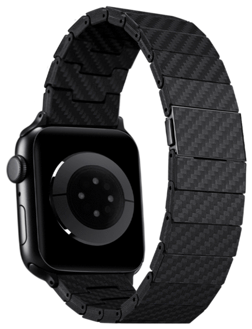 Браслет Apple Watch 38/40mm (AWB1002) Pitaka black carbon