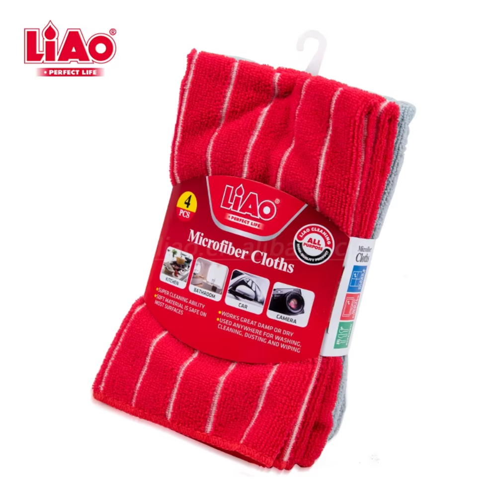 Салфетка из микрофибры 4 шт Liao 1255