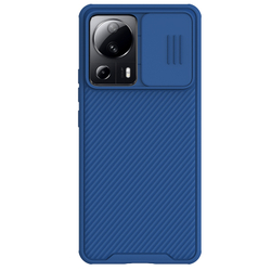 Чехол синего цвета с защитной шторкой для задней камеры от Nillkin для Xiaomi 13 Lite, серия CamShield Pro