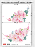 Трансфер для декупажа переводной рисунок для поверхностей 293