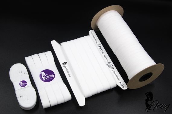 001 626/15 Бейка окантовочная Lauma 15 мм, белый 001