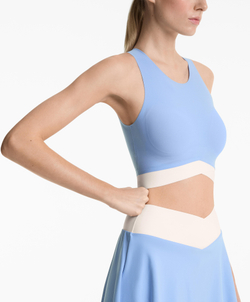 Oysho Топ-майка Perfect-Adapt, лавандово-голубой