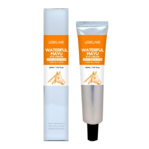Крем для глаз увлажняющий с лошадиным маслом Lebelage Eye Ampule Cream Waterful Mayu 40мл