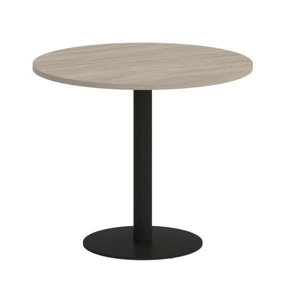 Onix Direct Стол круглый O.SPRG-1 Дуб Аттик/Металл Черный 900*900*750