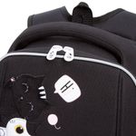 Ранец GRIZZLY анатомическая спинка, с брелоком, для девочек, "HELLO", 36х29х18 см, RAf-292-2/2