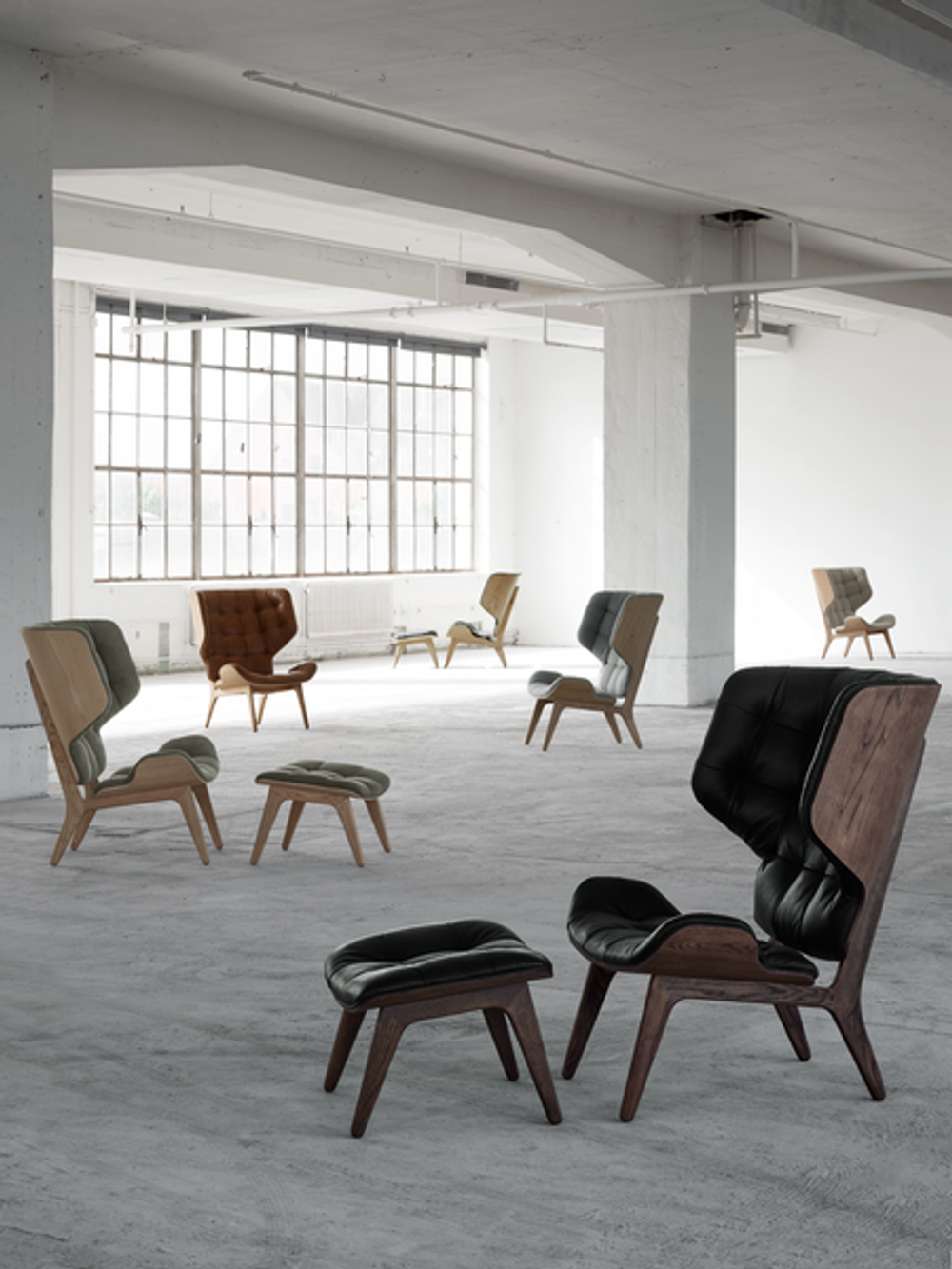 Кресло Mammoth, шерсть