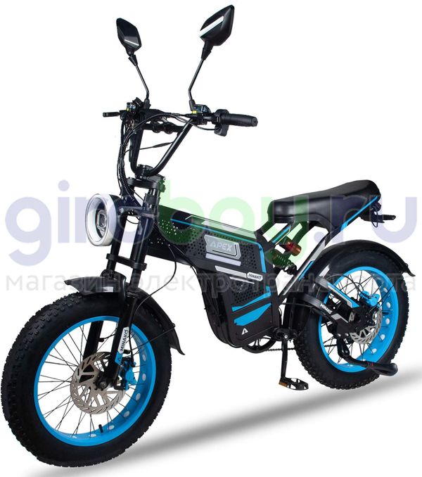 Электровелосипед Minako APEX (48V/20Ah) - Синий фото №2