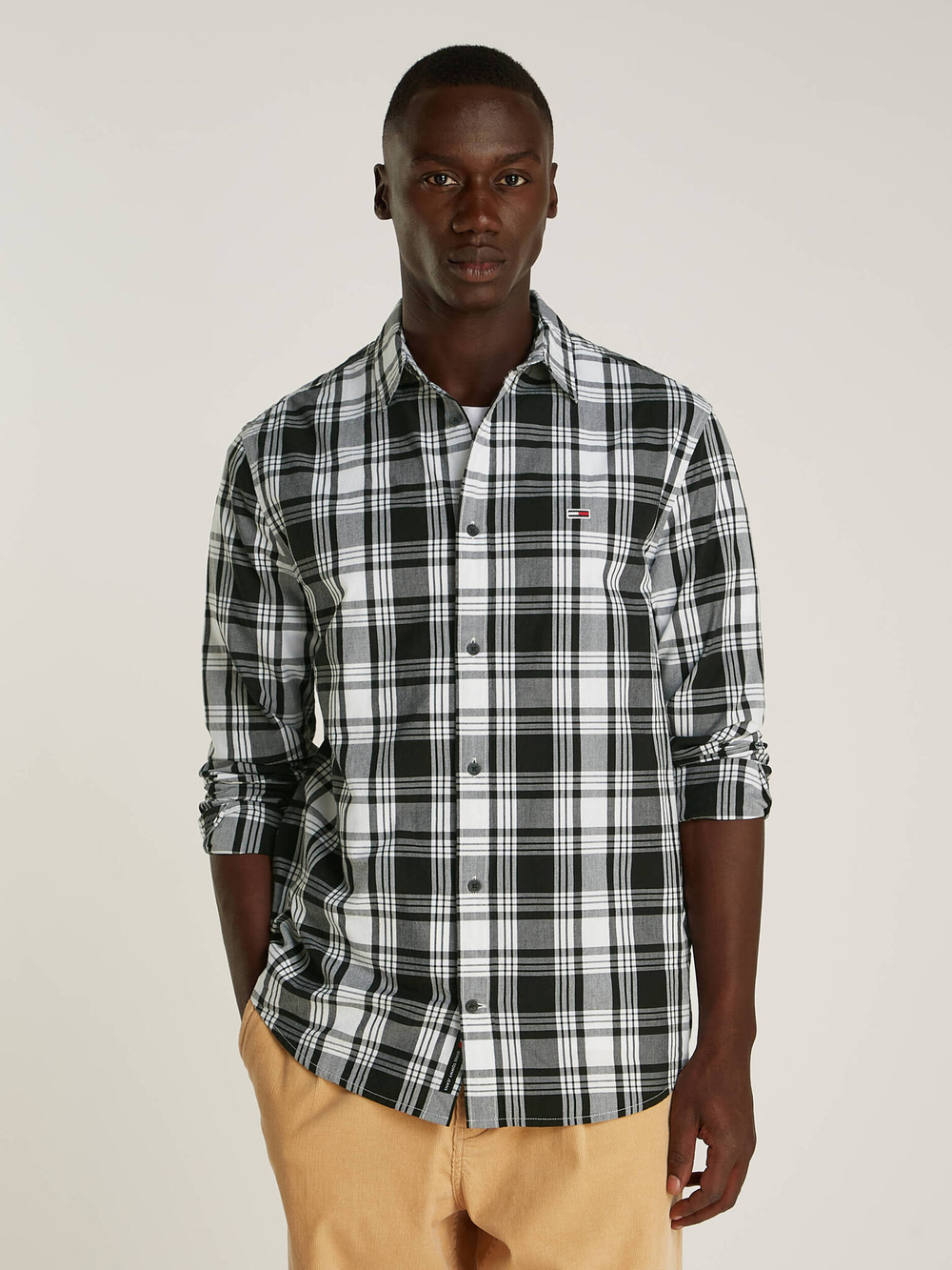 Рубашка Tommy Jeans - серый(DM0DM19655)