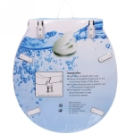 Сиденье для унитаза 36х42"Орхидея»