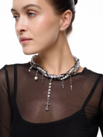 Колье "Glamour" из жемчуга и шпинели