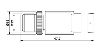 1038738 - NBC-M12MSD/ 2,0-93C/M12MSD - Сетевой кабель