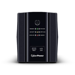 CyberPower UT2200EG ИБП {Line-Interactive, Tower, 2200VA/1320W USB/RJ11/45/USB charger A/C (4 EURO) NEW, 12В/9 Ач х 2}