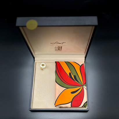 Подарочный набор "Птица" от Arat & Русская линия в кожаном футляре с кольцом